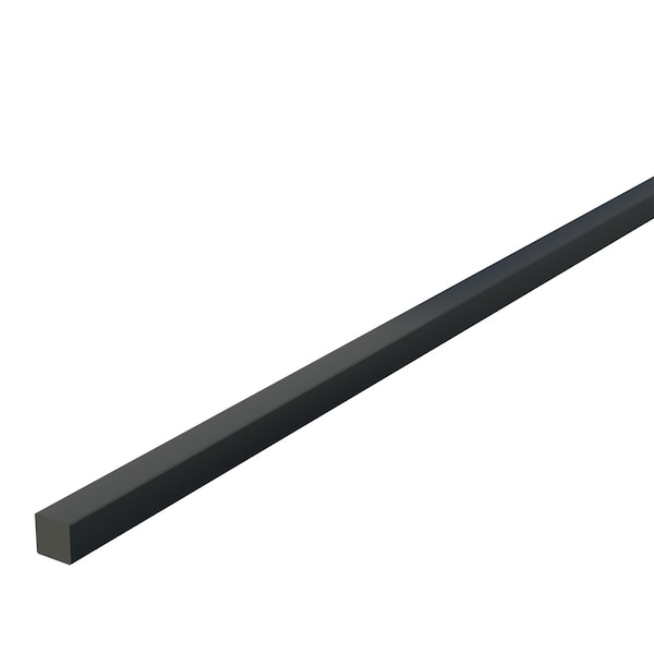 Designs Of Distinction .25" Decorative Aluminum Bar - Flat Black 01110810WR1 - main
